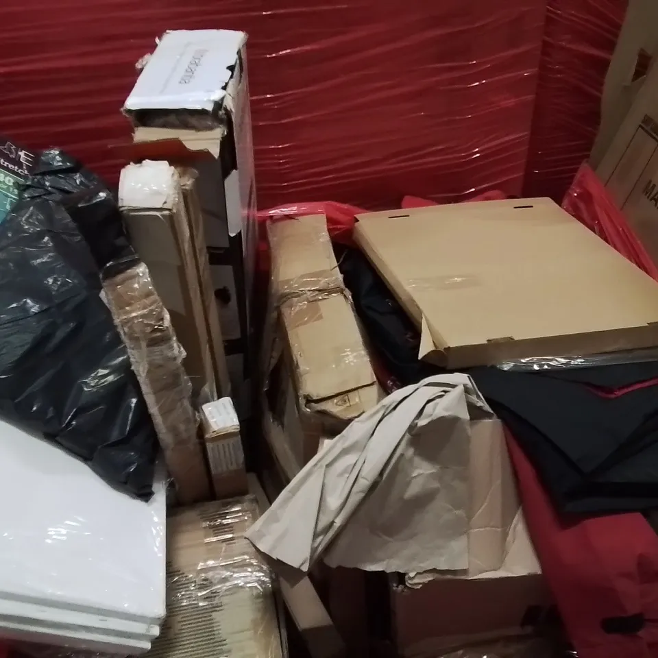 PALLET OF ASSORTED HOUSEHOLD GOODS AND PRODUCTS TO INCLUDE;KIDS SLIDE,EXTENDABLE WATER BRUSH,SUPERSEAT TOUCH OF TUNES