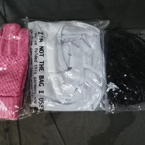 APPROXIMATELY 20 ASSORTED CLOTHING AND FASHION PRODUCTS IN VARIOUS STYLES AND SIZES - COLLECTION ONLY