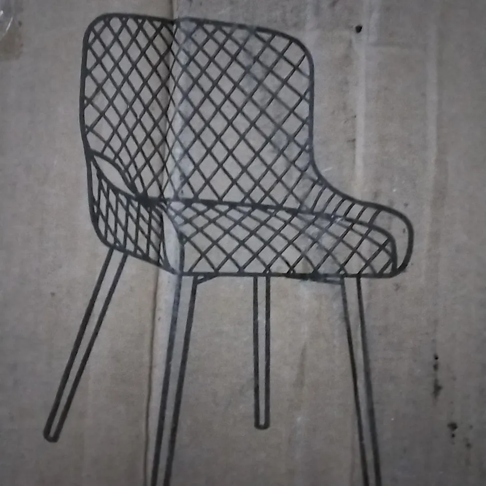 BRONTE CHAIR SET OF TWO COLOUR: TIMELESS STEEL 