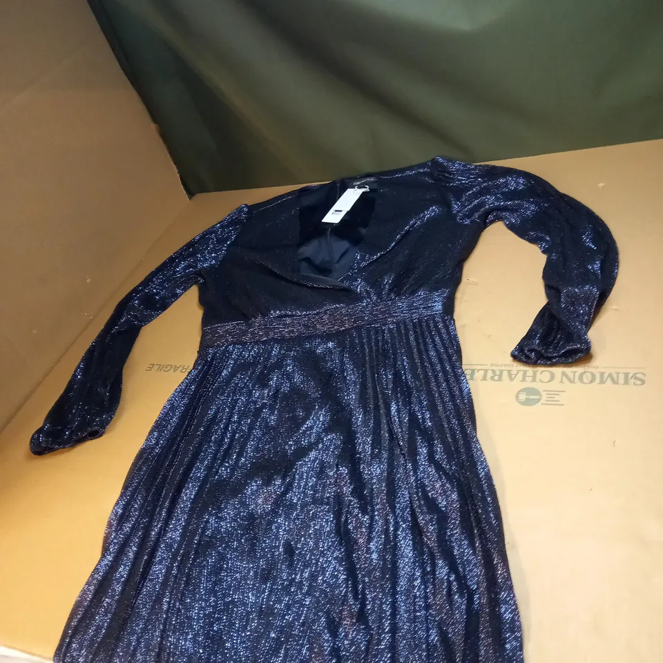 WOMENS SAHARA WRAP PLISSE MIDI DRESS SIZE 16