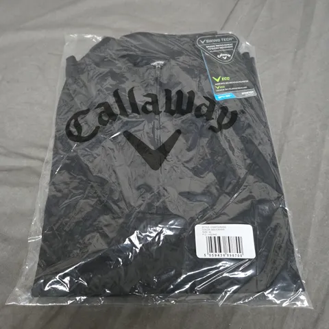 SEALED CALLAWAY BLACK SWING TECH QUARTER ZIP - XL