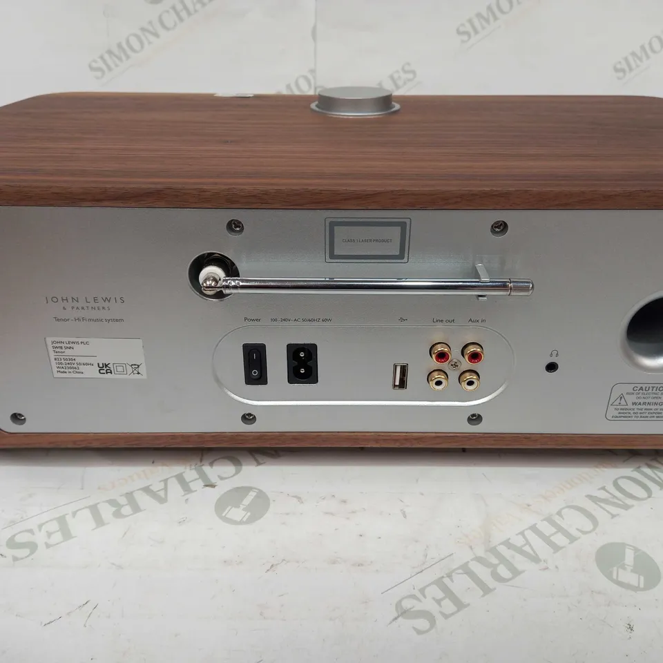 JOHN LEWIS TENOR HI-FI MUSIC SYSTEM