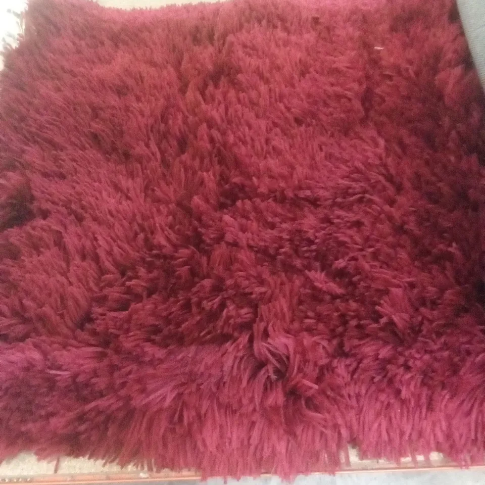 AAYUSH HANDMADE SHAG RUBY RUG 60X120CM