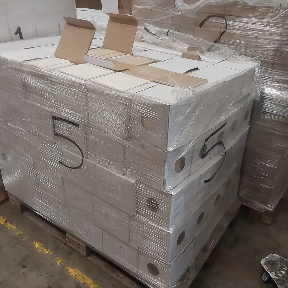 PALLET CONTAINING APPROXIMATELY 130x BOXES OF ASSORTED CERAMIC TILES