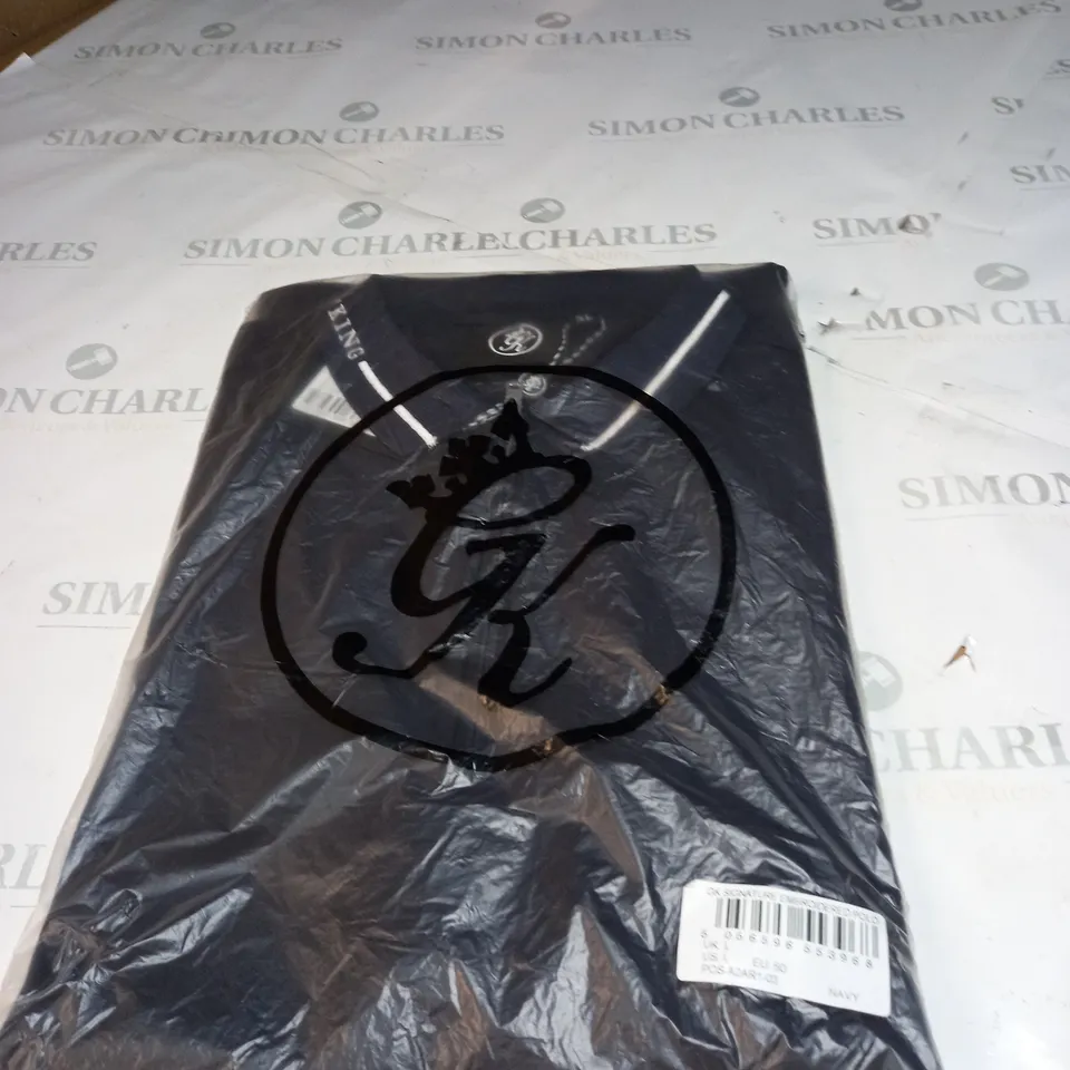 GYM KING EMBROIDERED POLO SIZE L 