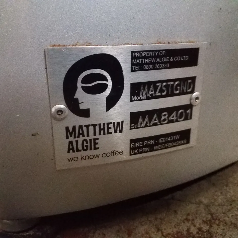 MAZZER LUIGI COMMERCIAL COFFEE GRINDER