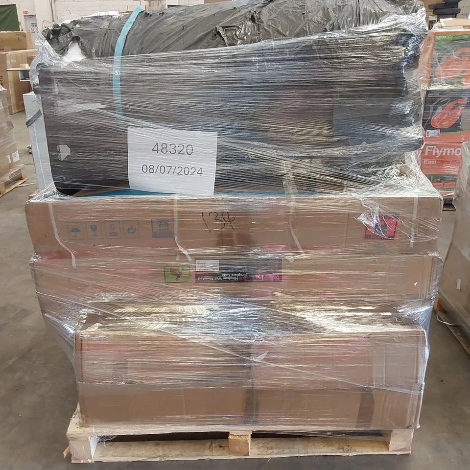 PALLET OF APPROXIMATELY 5 UNPROCESSED RAW RETURN HOUSEHOLD AND ELECTRICAL GOODS TO INCLUDE;