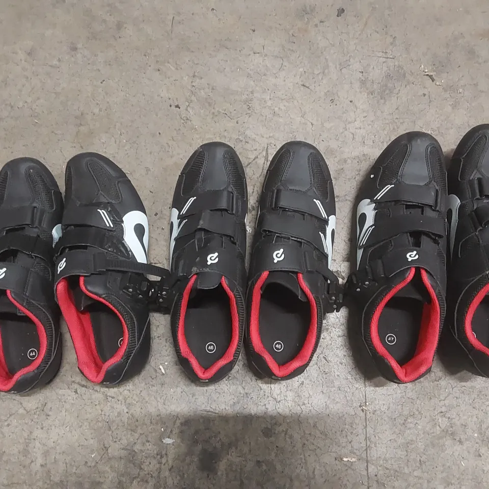 BOX CONTAINING 6x PAIRS OF PELOTON CYCLING SHOES
