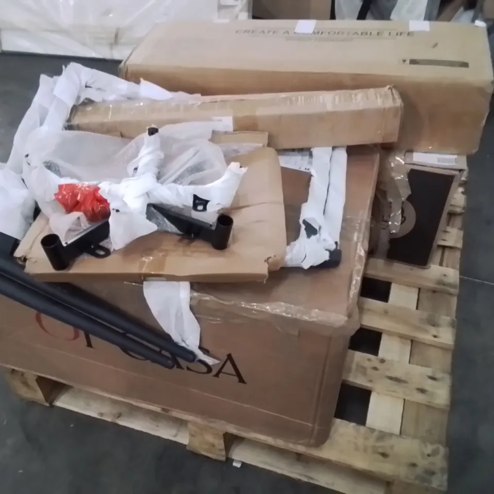 PALLET CONTAINING VARIOUS ASSORTED BOXED FURNITURE ITEMS 