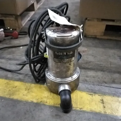 CLARKE 1100W STAINLESS STEEL DIRTY WATER SUBMERSIBLE PUMP