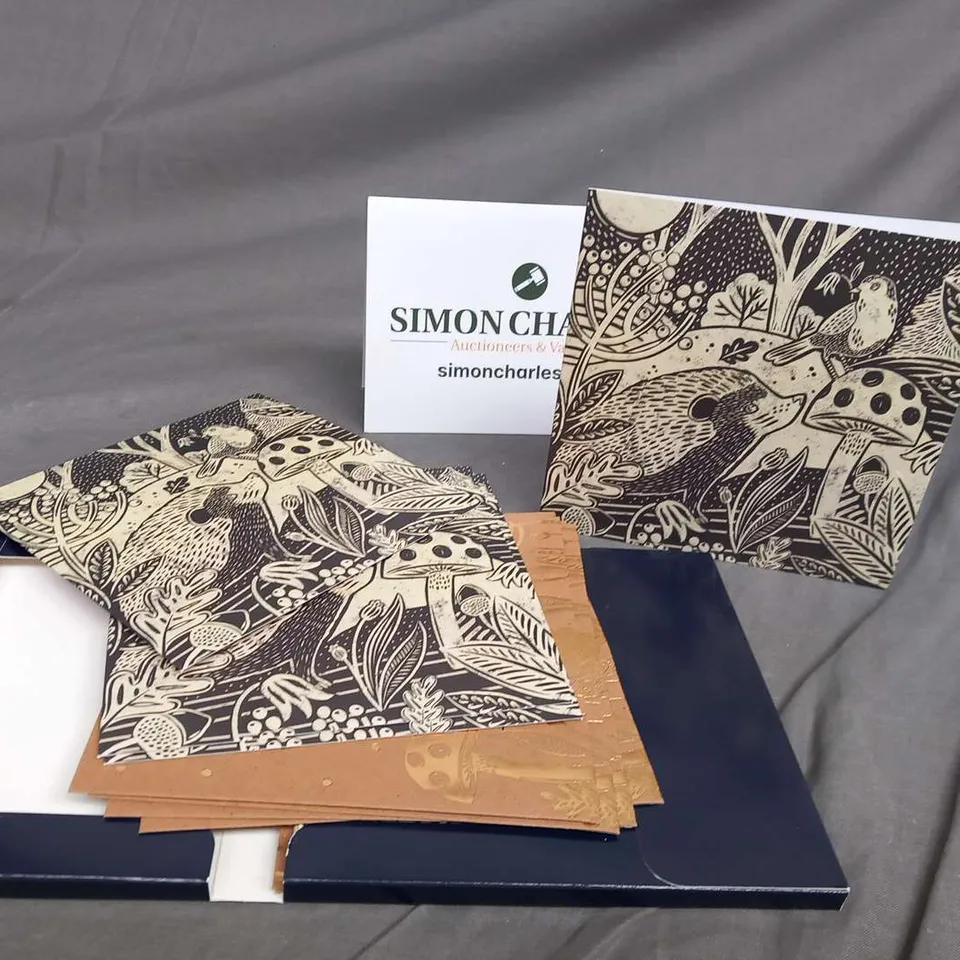 APPROXIMATELY 40 BRAND NEW BOXED SOURCED PACKS OF 8 LUXURY RECYCLABLE CARDS