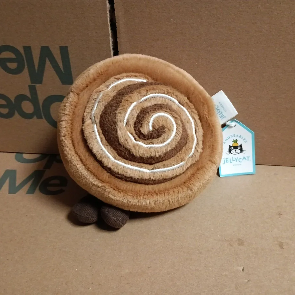 JELLYCAT AMUSEABLES CINNAMON BUN PLUSH TOY