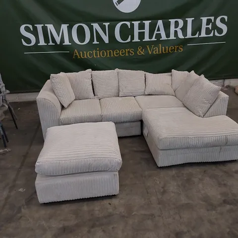 DESIGNER MOANA 3-PIECE UPHOLSTERED CORNER SOFA