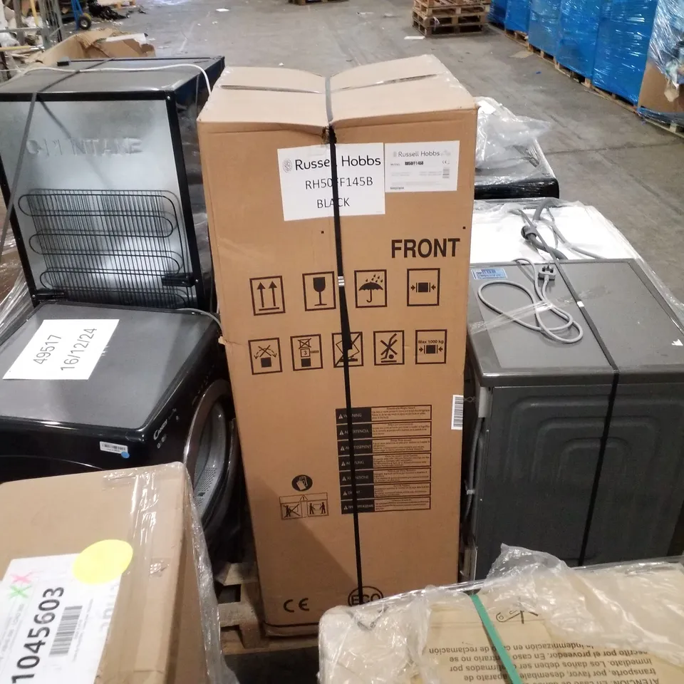 PALLET OF APPROXIMATELY 5 UNPROCESSED RAW RETURN WHITE GOODS TO INCLUDE;