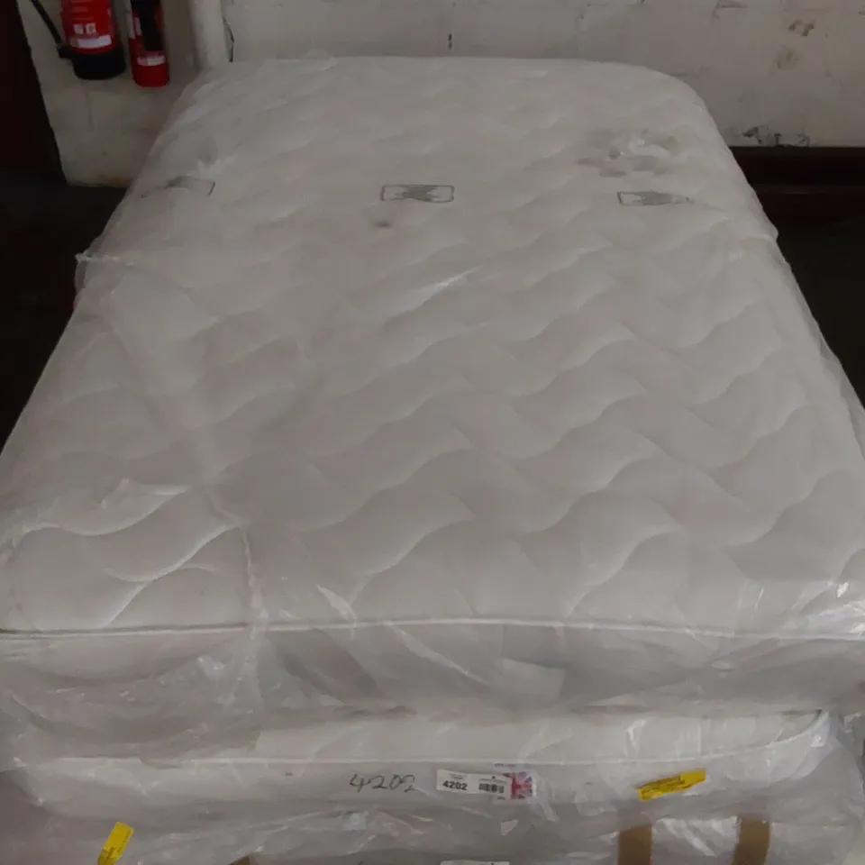 QUALITY BAGGED 7-LAYER MEMORY FOAM HYBRID OPEN COIL DOUBLE 4'6" MATTRESS