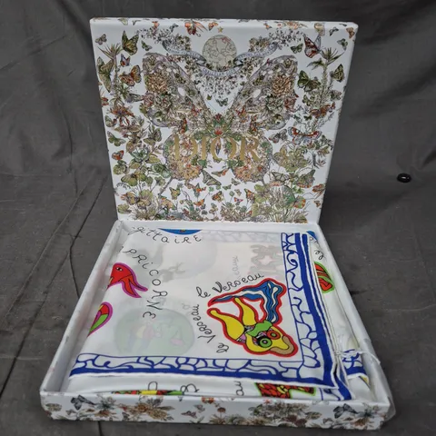 CHRISTIAN DIOR SILK SCAR