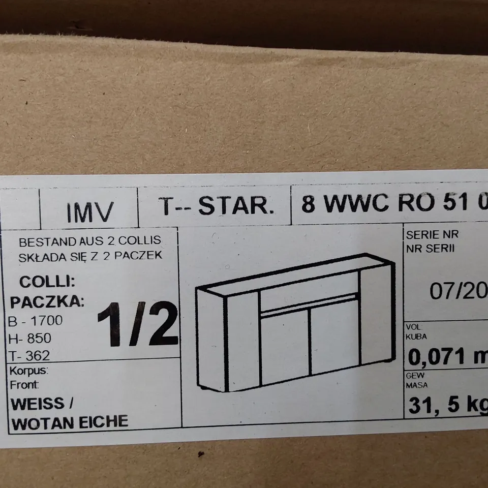 BOX 1 OF 2 T-STAR SIDEBOARD ANTHRACITE 