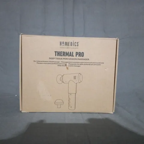 BOXED HOMEDICS THERMAL PRO DEEP TISSUE PERCUSSION MASSAGER