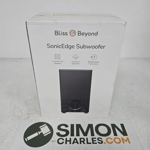 BOXED BLISS & BEYOND SONICEDGE SUBWOOFER
