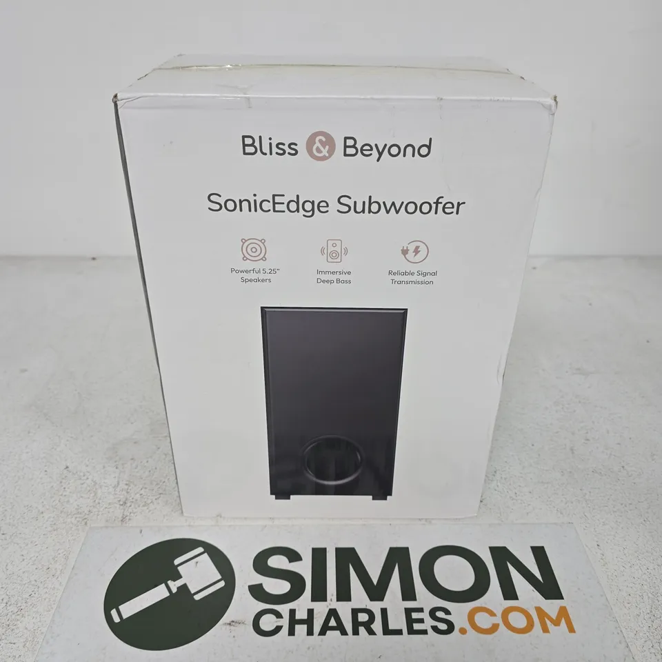 BOXED BLISS & BEYOND SONICEDGE SUBWOOFER