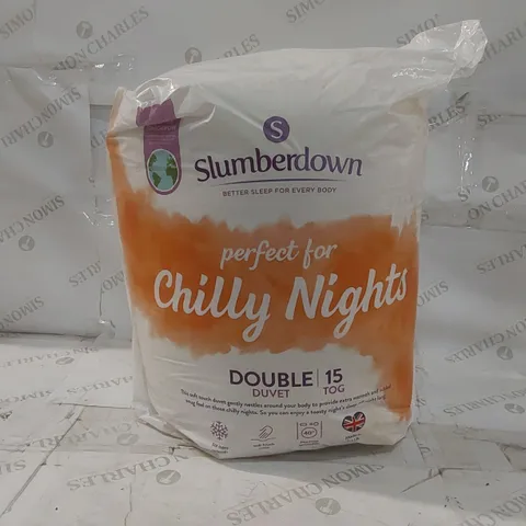 BAGGED SLUMBERDOWN 15 TOG DOUBLE DUVET