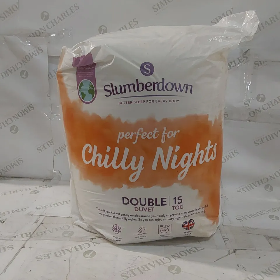 BAGGED SLUMBERDOWN 15 TOG DOUBLE DUVET