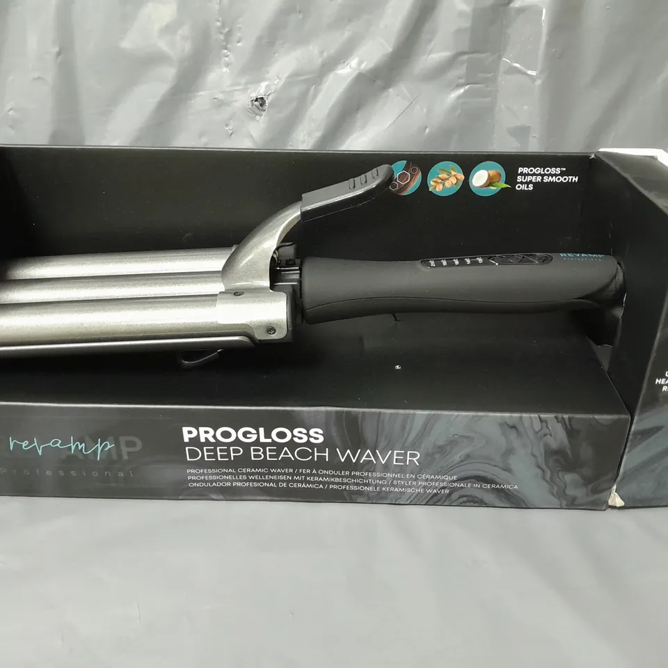 BOXED PROGLOSS DEEP BEACH HAIR WAVER  RRP £59.99