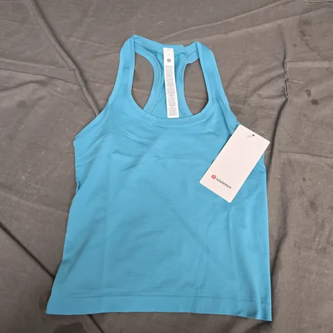LULULEMON SWIFTLY TECH RACERBACK TANK 2.0 – WOMEN’S TURQUOISE TANK TOP (SIZE 4)