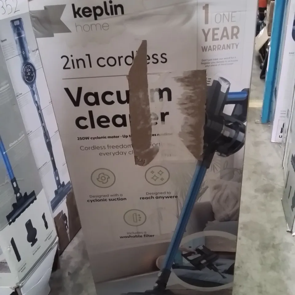 BOXED KEPLIN 2IN1 CORDLESS VACUUM CLEANER 