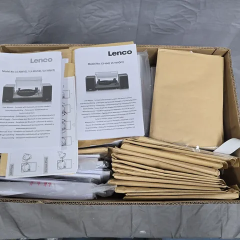LARGE QUANTITY OF ASSORTED LENCO TURNTABLE MANUALS