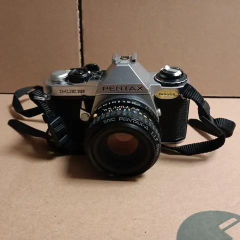 PENTAX MZ-SUPER 35MM SLR WITH SMC PENTAX-A 50MM F/1.7 AND TAKUMAR-A ZOOM 70-210MM