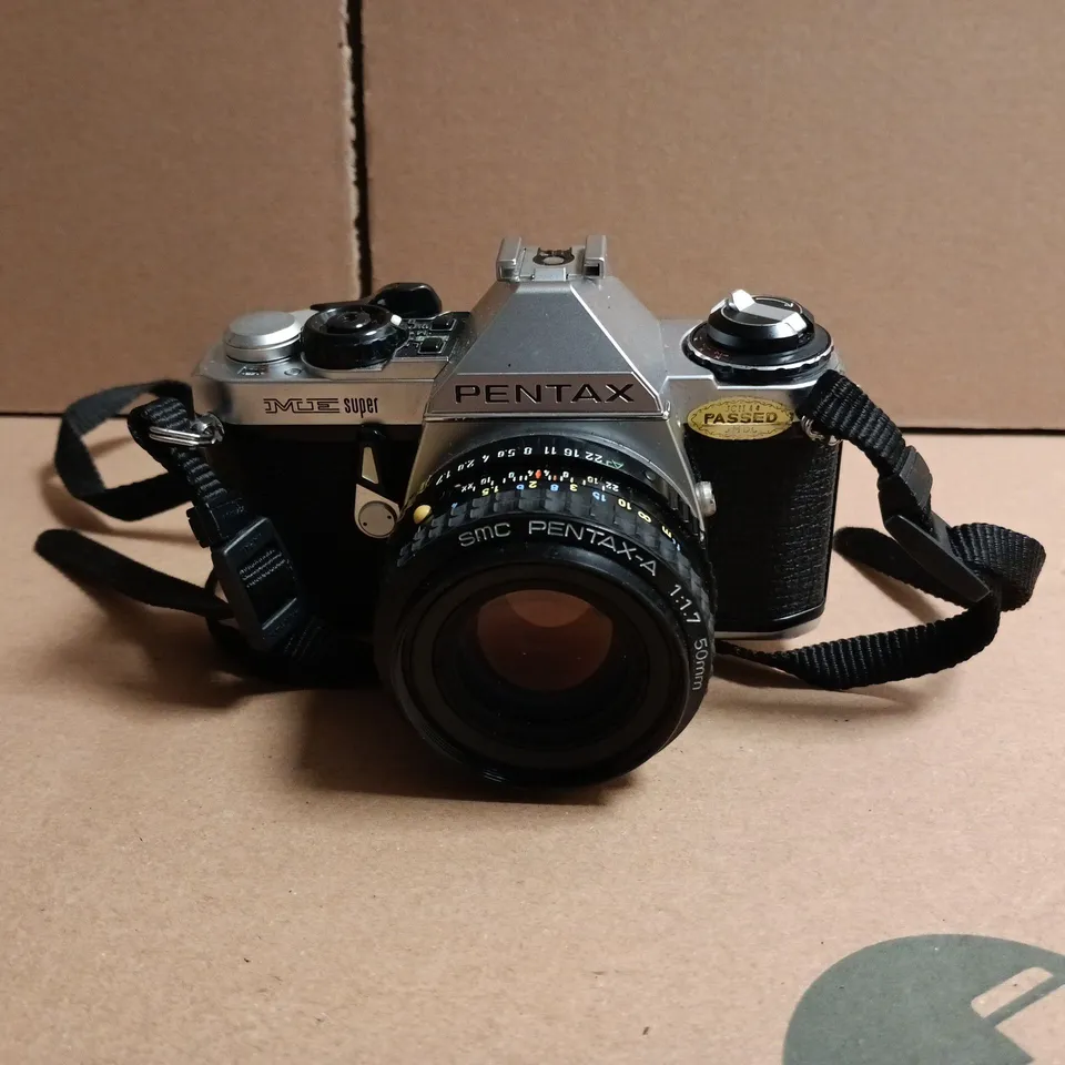 PENTAX MZ-SUPER 35MM SLR WITH SMC PENTAX-A 50MM F/1.7 AND TAKUMAR-A ZOOM 70-210MM