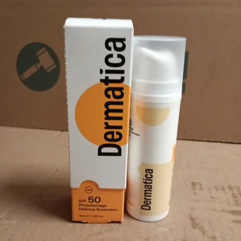 BOXED DERMATICA SPF50 PHOTODAMAGE DEFENCE SUNSCREEN (50ML)