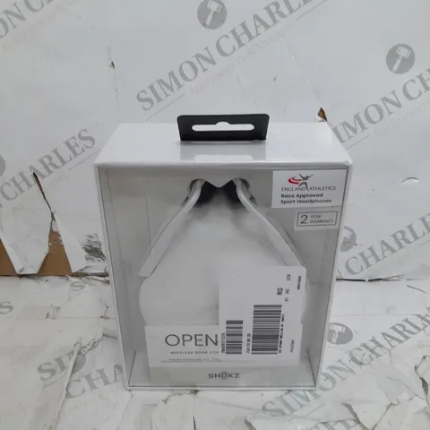 SHOKZ OPEN WIRELESS BONE CONDUCTION HEADPHONES WHITE 