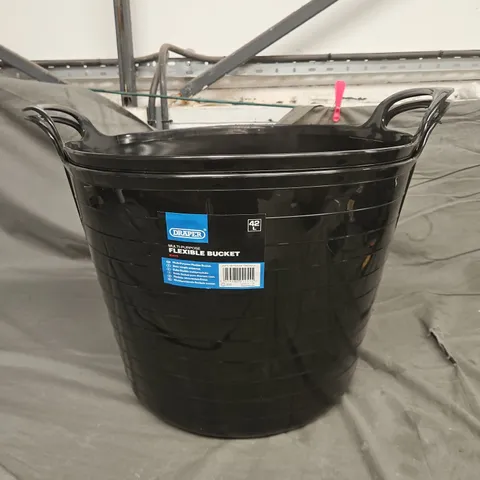 TWO DRAPER MULTI-PURPOSE FLEXIBLE BUCKET 42L - COLLECTION ONLY 