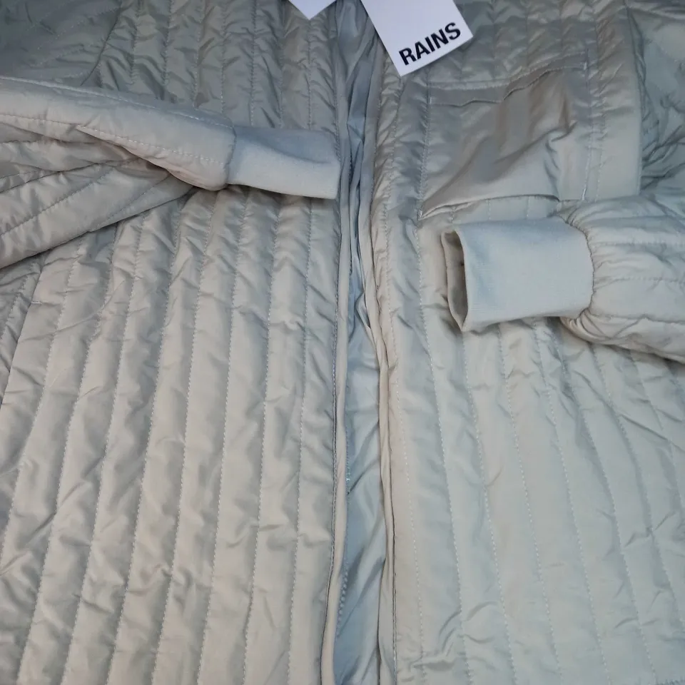 RAINS CEMENT PADDED JACKET - MEDIUM
