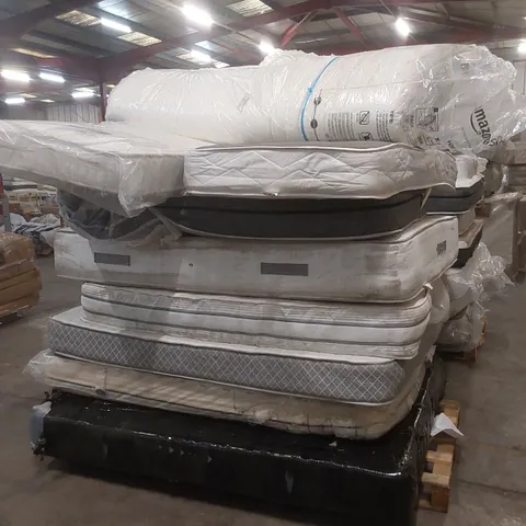 APPROX 8 X ASSORTED MATTRESSES. BRANDS, SIZES AND CONDITIONS VARY
