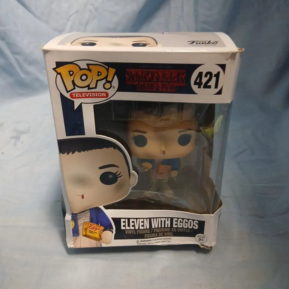 FUNKO POP! TELEVISION – ELEVEN WITH EGGOS (STRANGER THINGS) – BOXED