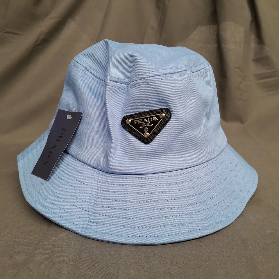 PRADA LIGHT BLUE BUCKET CAP