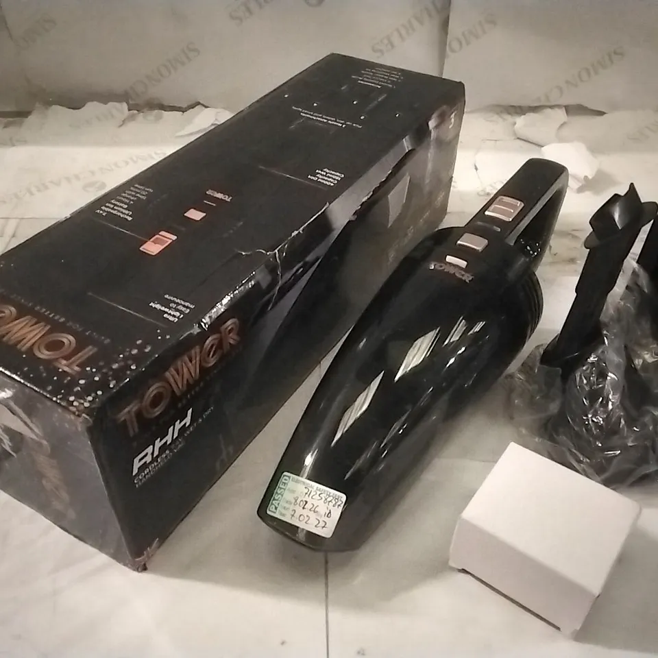BOXED TOWER CORDLESS 7.4V WET AND DRY HANDHELD VAC 