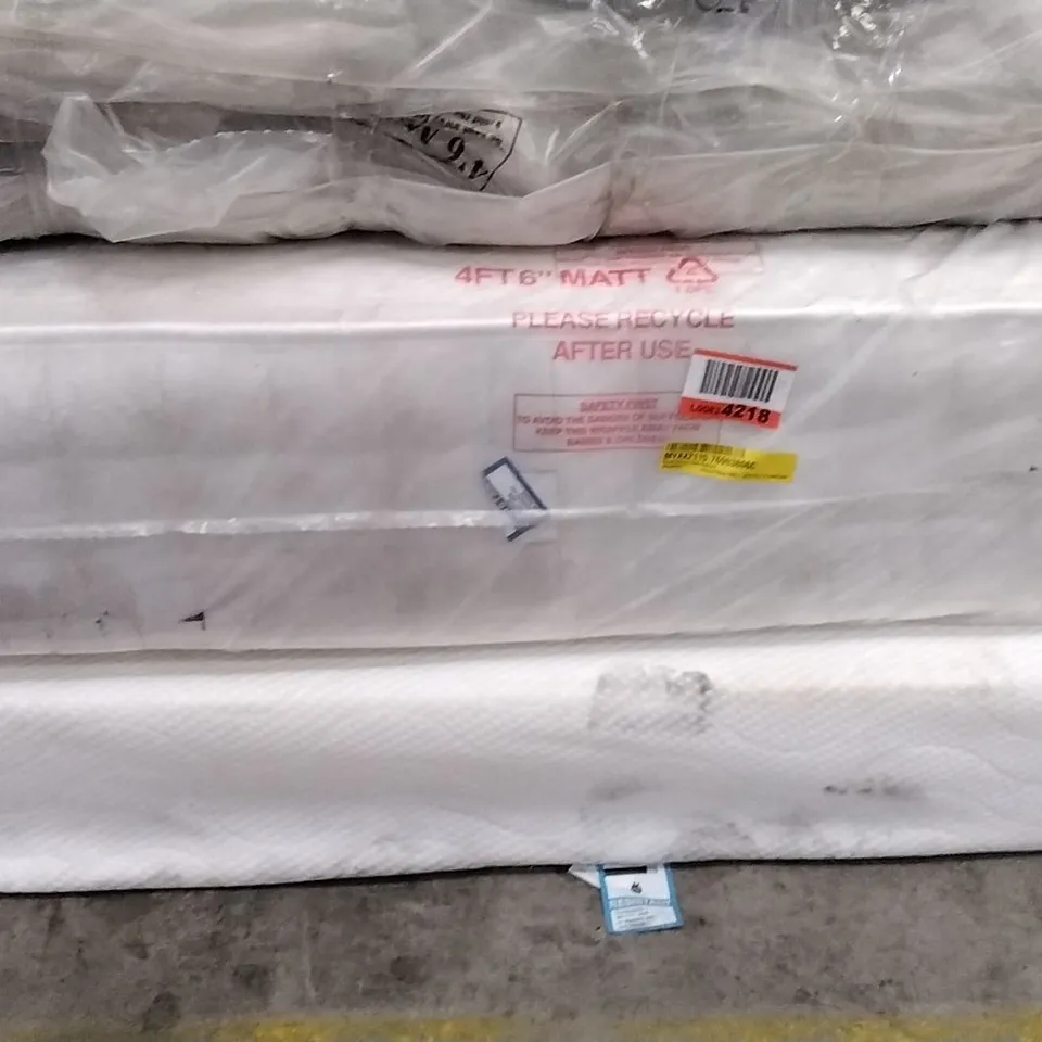 QUALITY BAGGED POCKET SPRUNG 2000 DOUBLE 4'6" MATTRESS