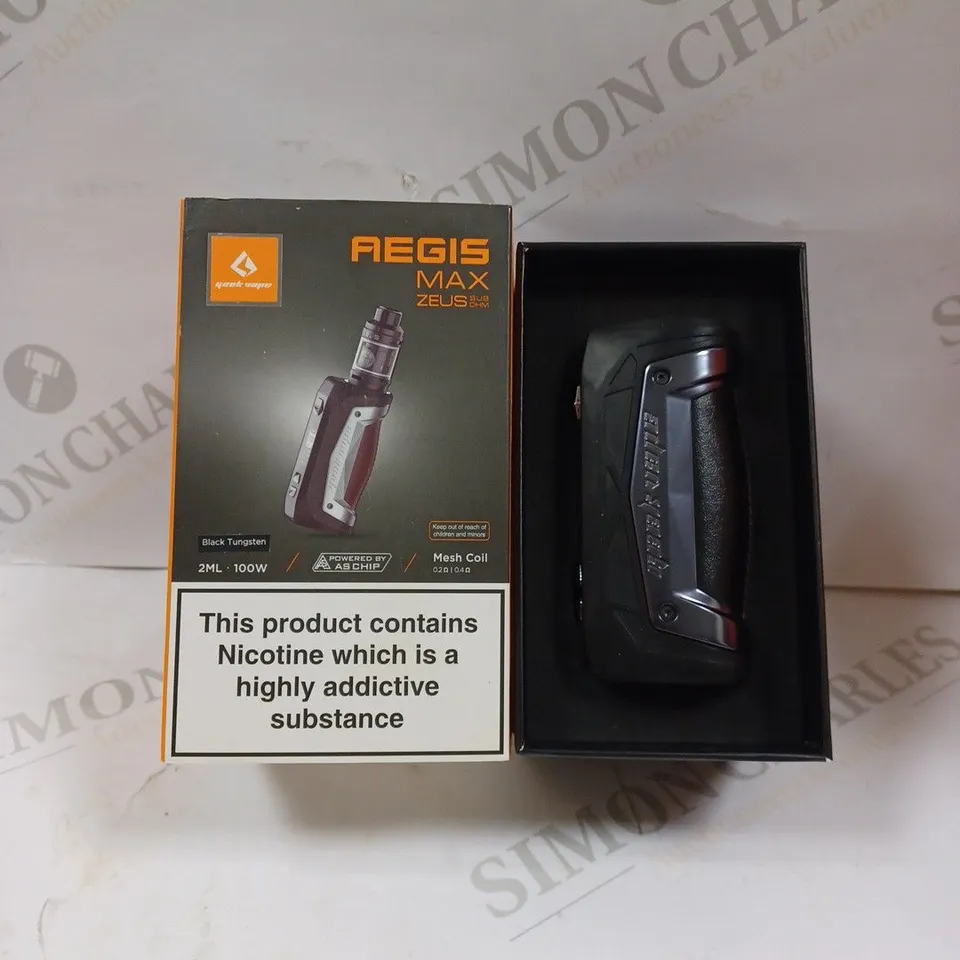 BOXED GEEKVAPE AEGIS MAX ZEUS KIT - BLACK