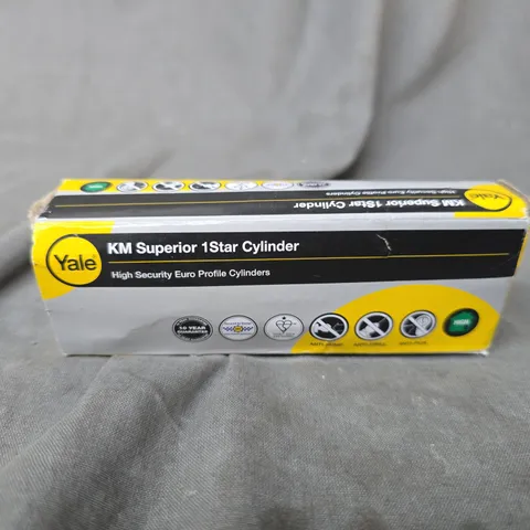YALE KM SUPERIOR 1-STAR EURO PROFILE CYLINDER – HIGH SECURITY LOCK (BOXED) WITH KEYS