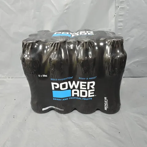 12X500ML POWER ADE BERRY AND TROPICAL FRUITS 