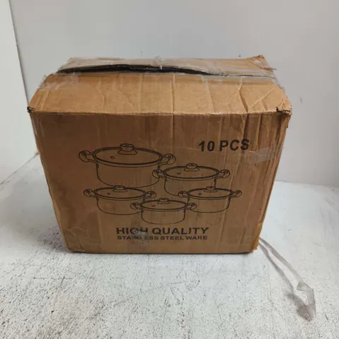 BOXED 10PCS HIGH QUALITY POT SET
