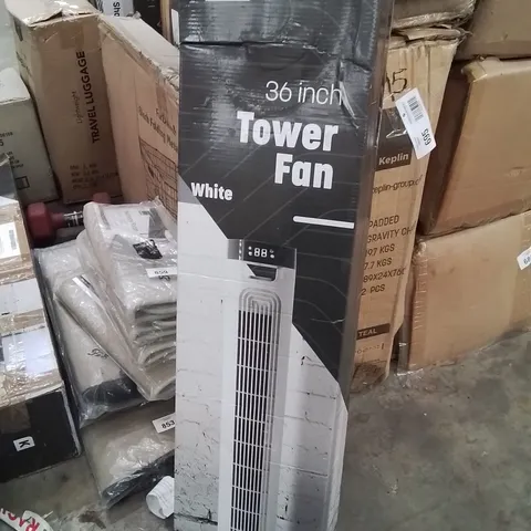 BOXED 36 INCH TOWER FAN -WHITE-