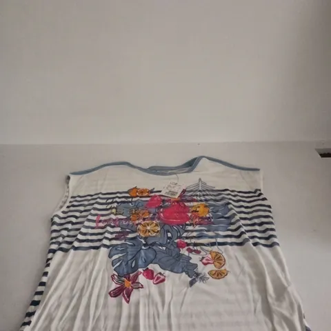 BARBARA LABEK THELMA 6 SLEEVELESS T SHIRT UK 18 TAGGED