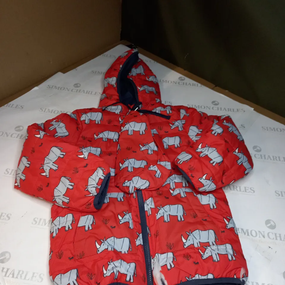 FRUGI REVERSIBLE TRAIL JACKET SIZE 8-9 YEARS 