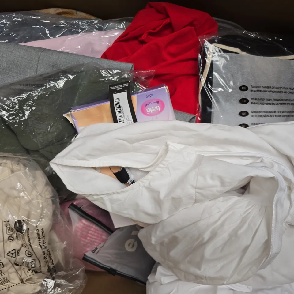 APPROXIMATELY 20 ASSORTED CLOTHING AND FASHION PRODUCTS IN VARIOUS STYLES AND SIZES - COLLECTION ONLY