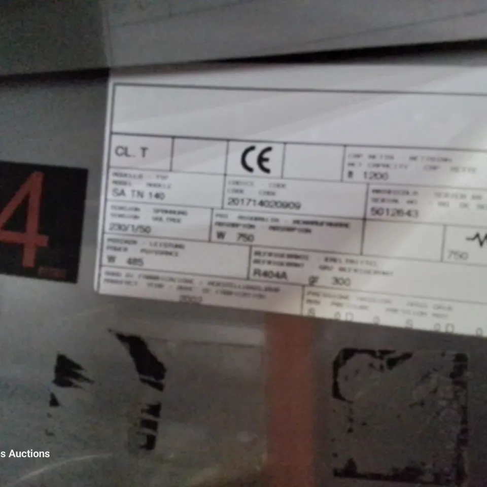 POLARIS COMMERCIAL DOUBLE DOOR TALL FRIDGE SA TN 140